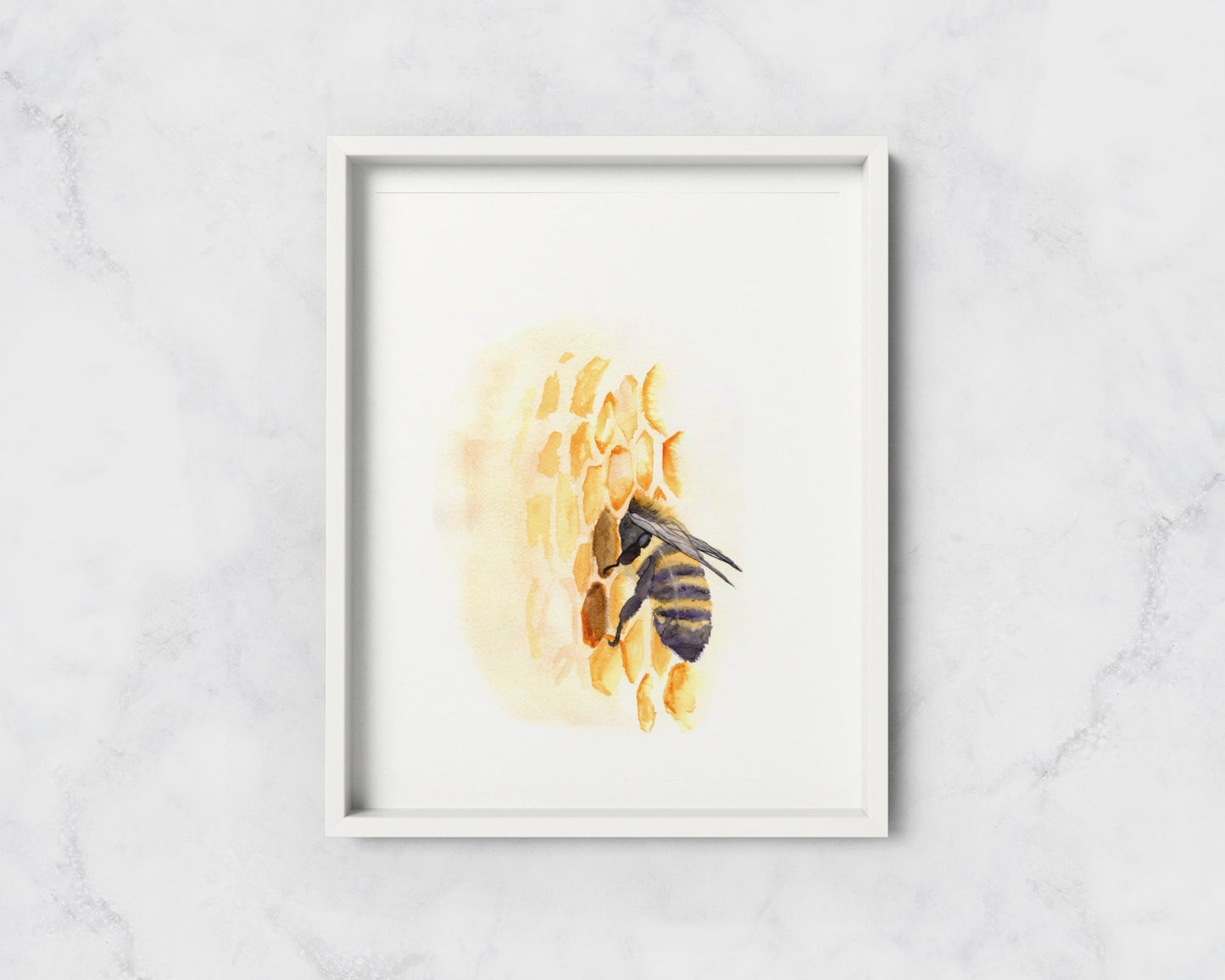 Bee in Comb - Print