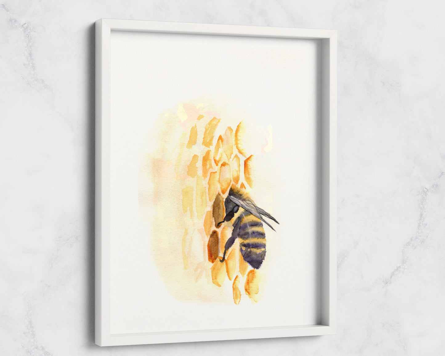 Bee in Comb - Print