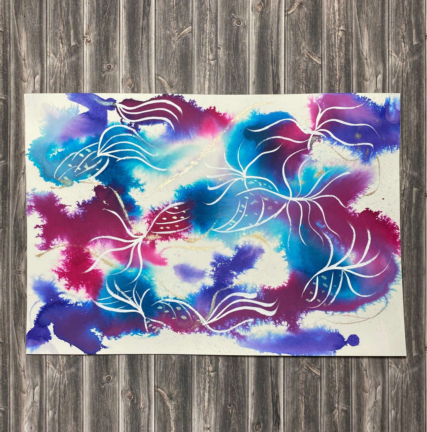 Betta Fish Original Watercolour Painting