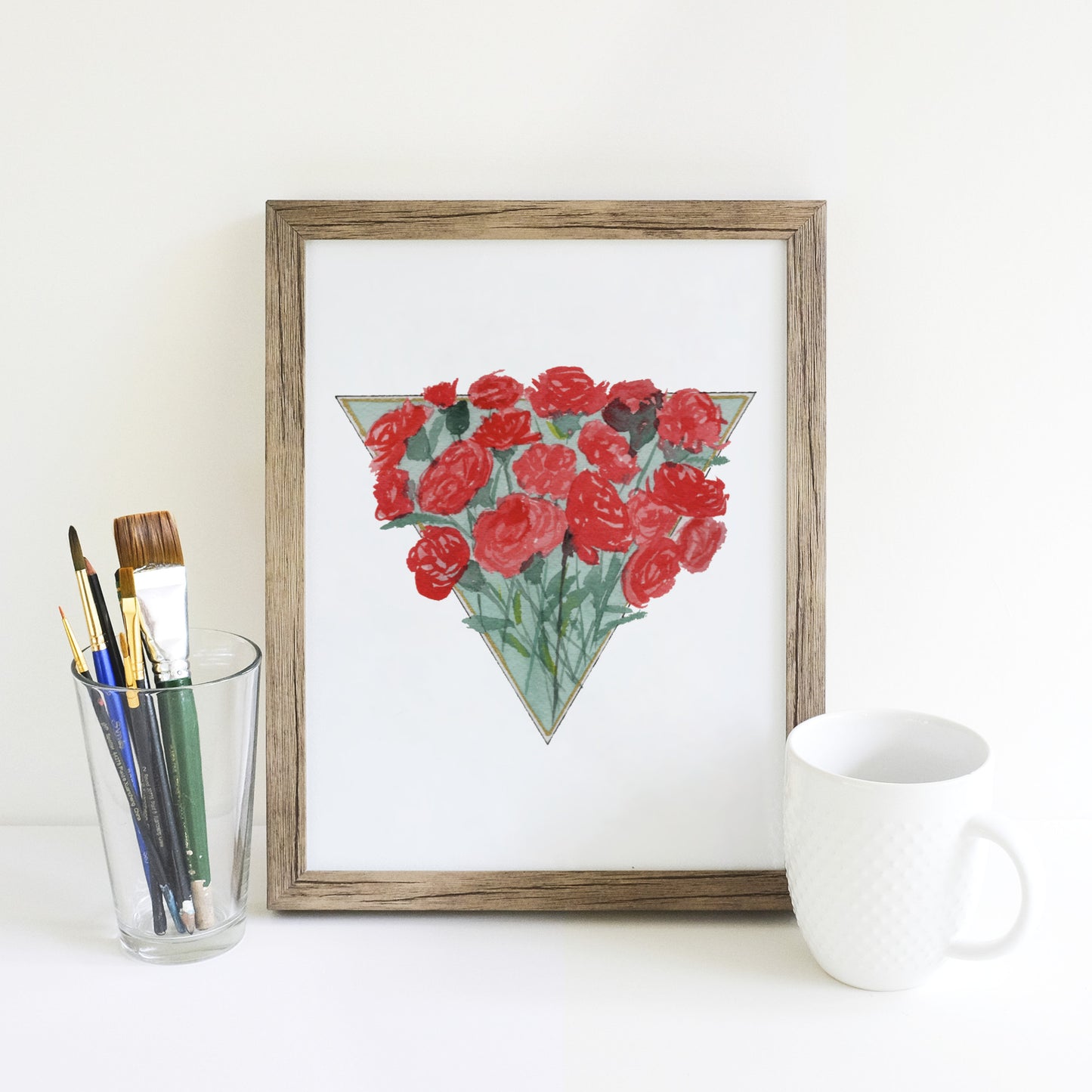 Carnation Triangle - Print