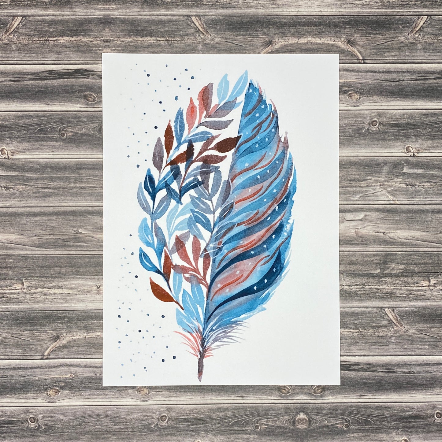 Feather Trio Art Prints