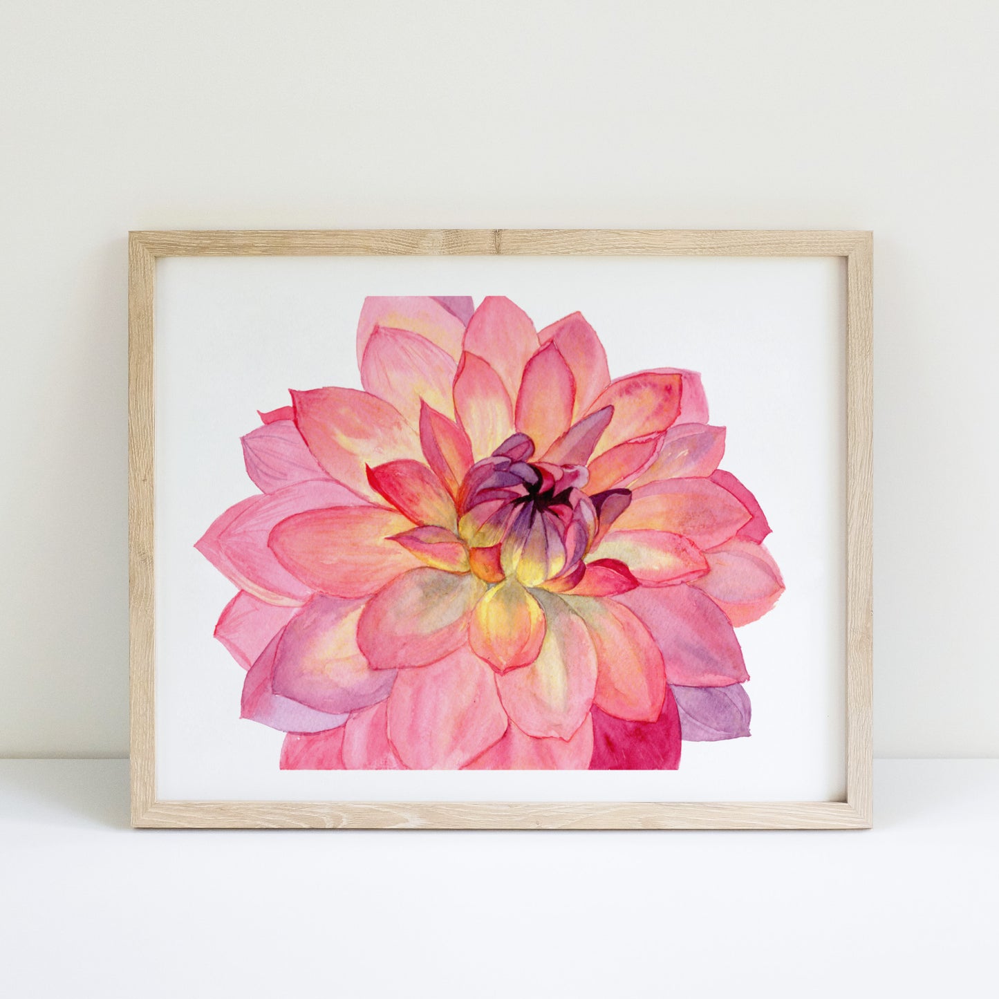 Pink Dahlia - Print