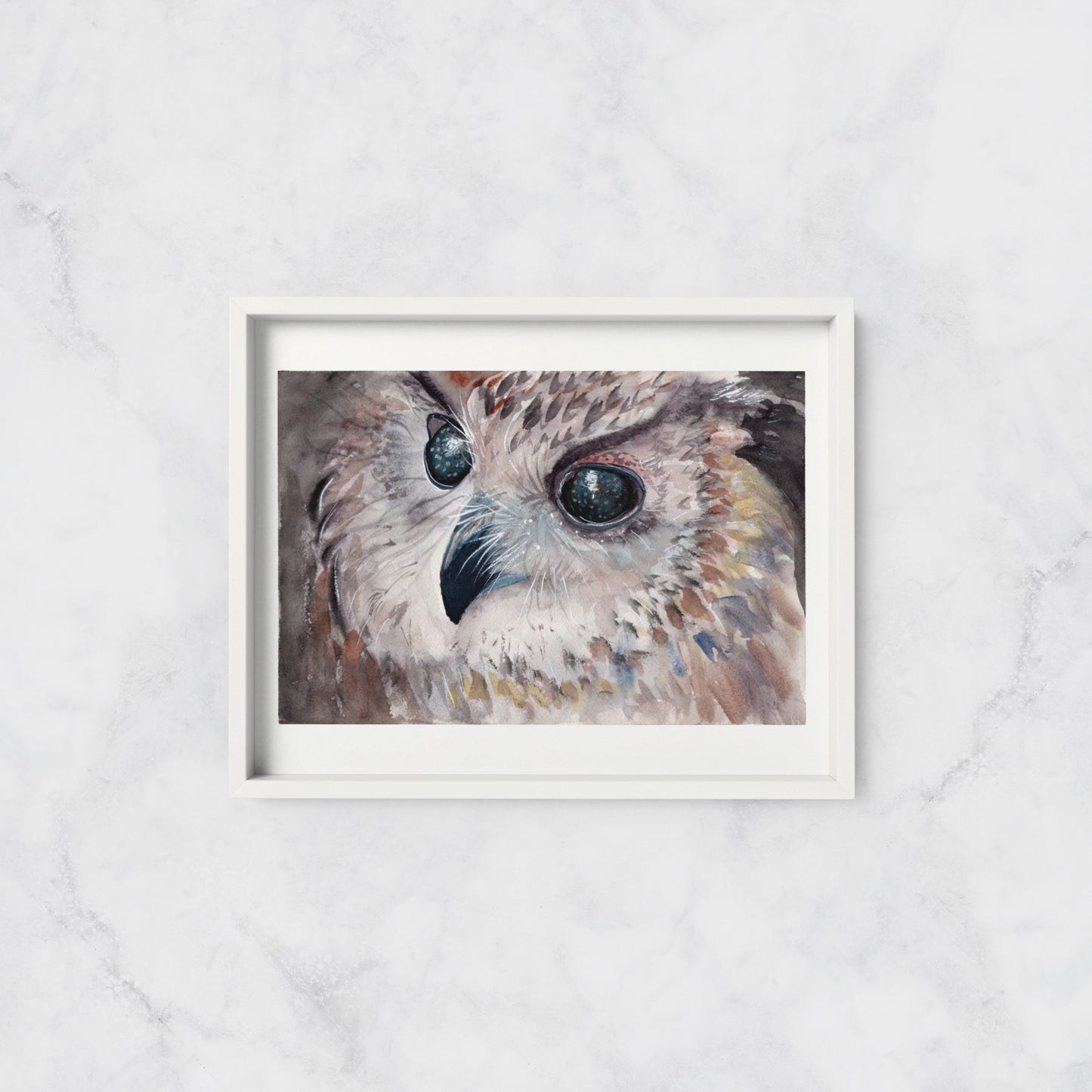 Starry Eyes Owl - Print