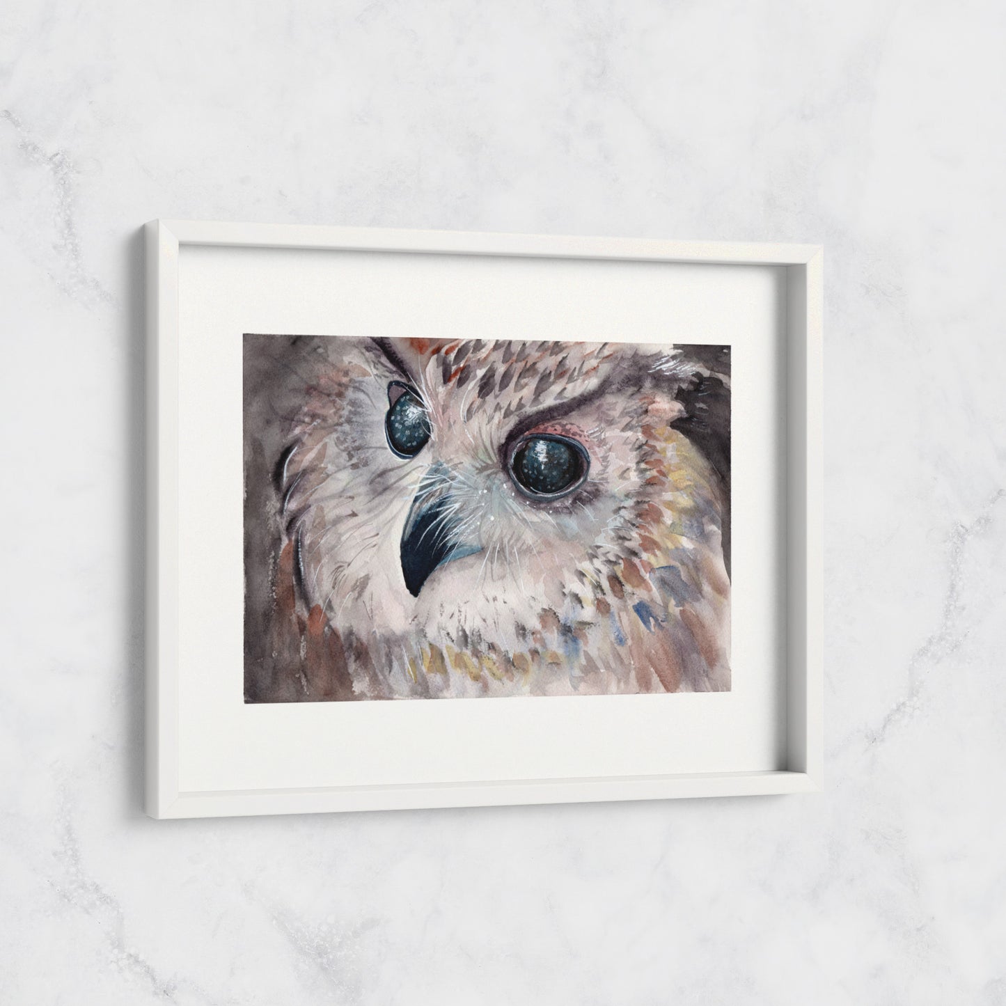 Starry Eyes Owl - Print