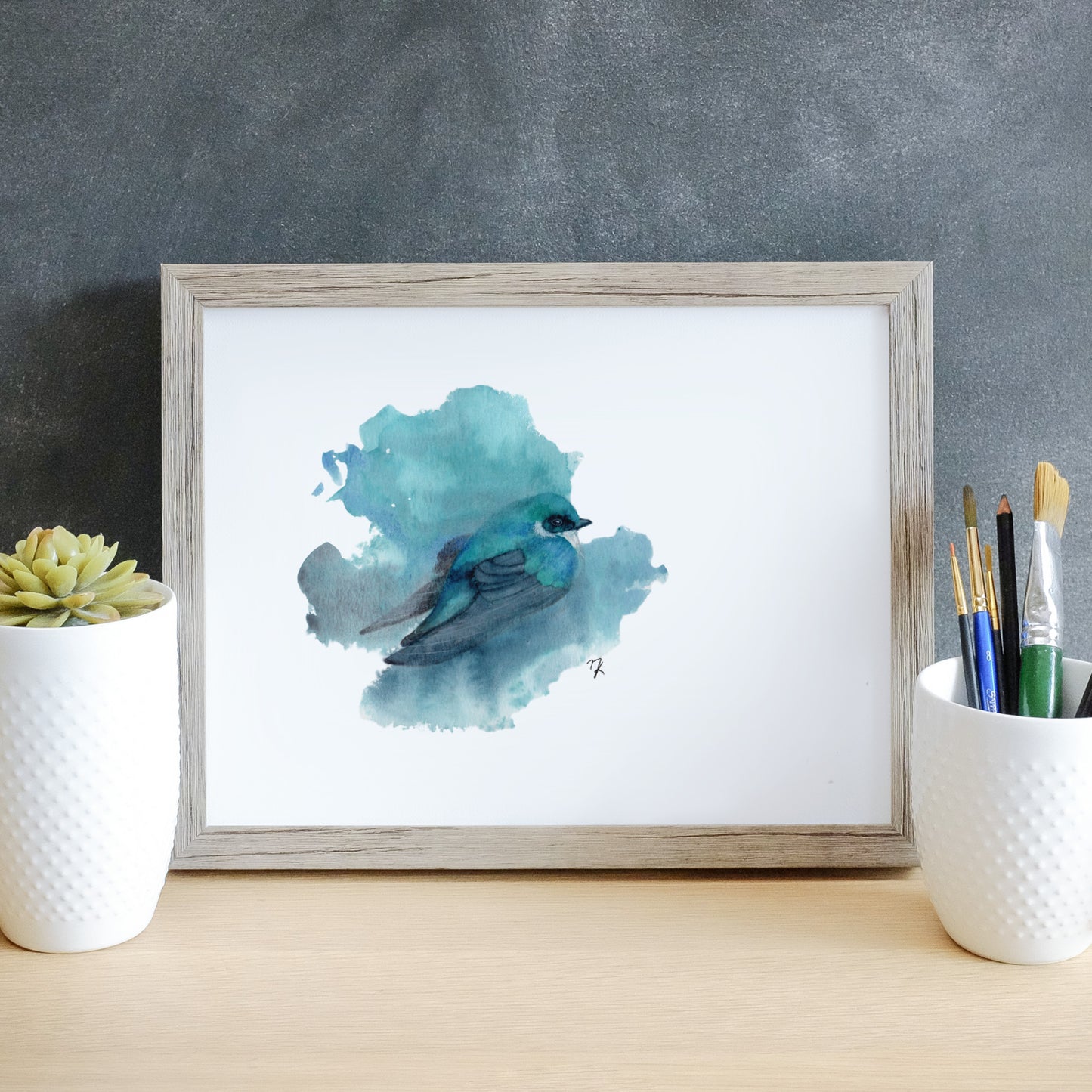 Tree Swallow Watercolour Art Print