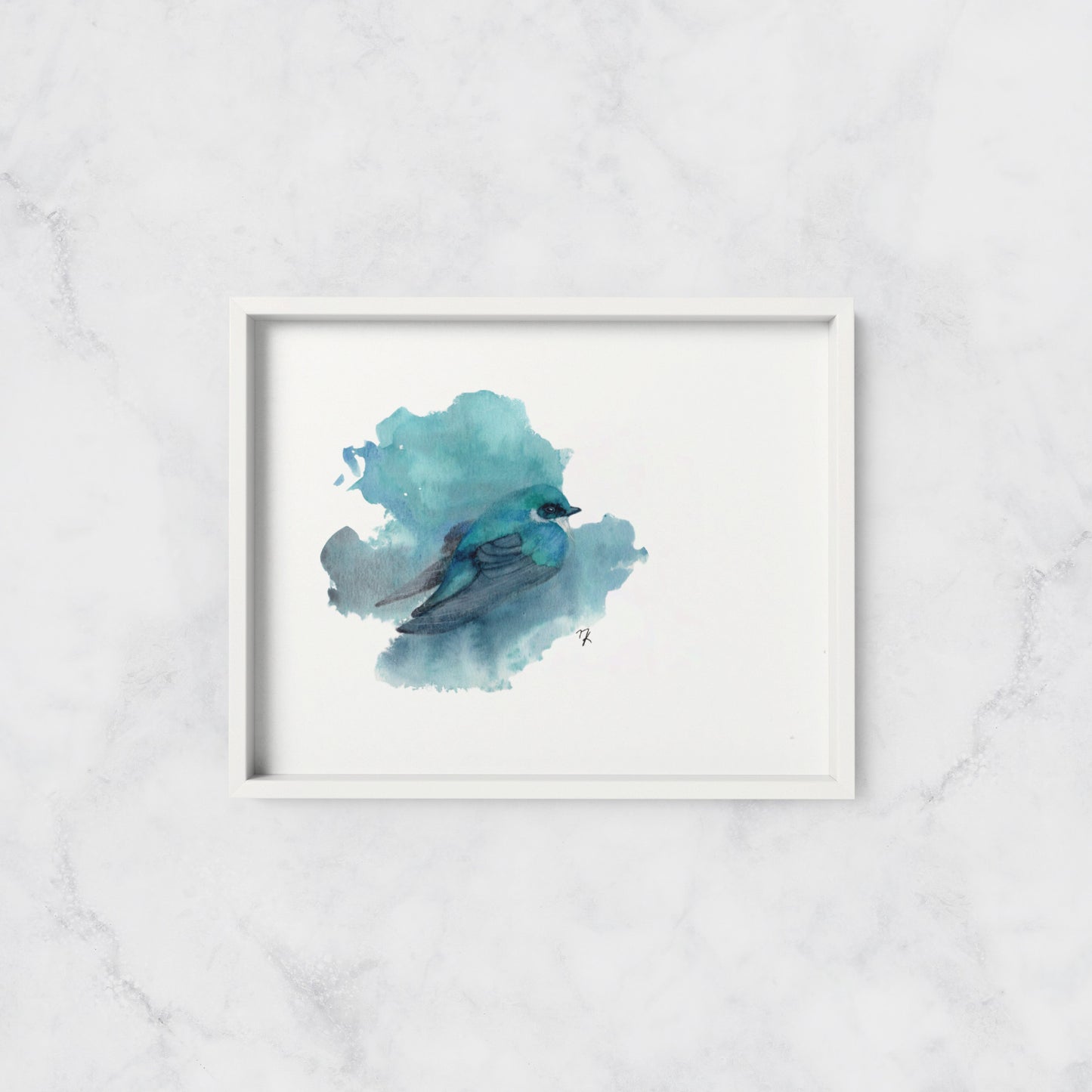 Tree Swallow Watercolour Art Print