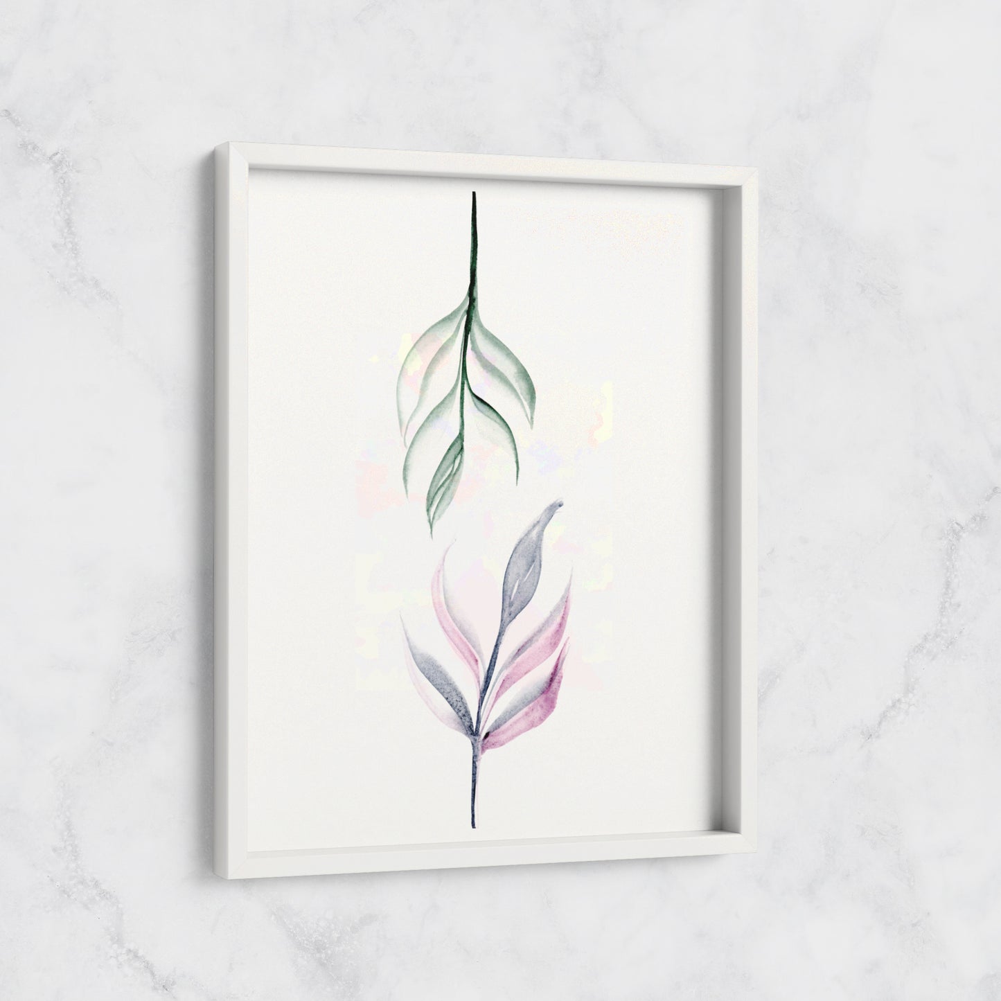 Twin Leaves - Print