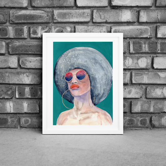 Retro Queen - Print