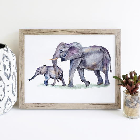 Elephant Family - Print