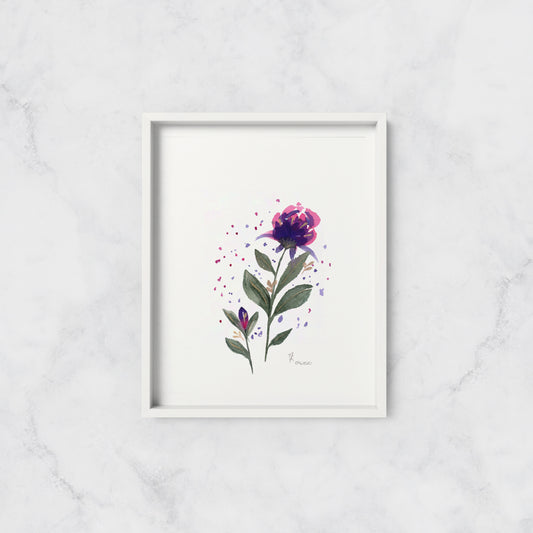 Twinkly Flower - Print