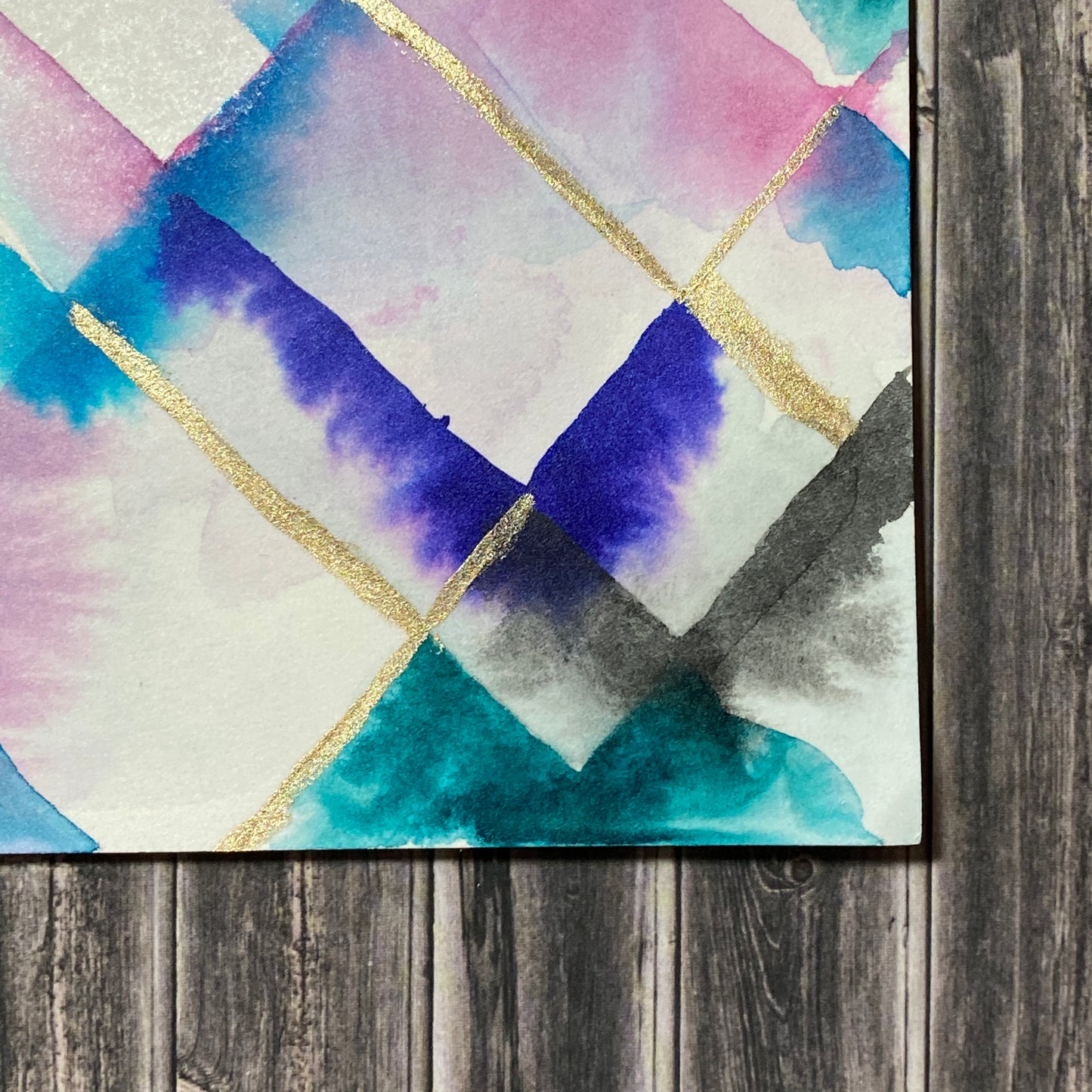 Geometry Original Watercolour Painting