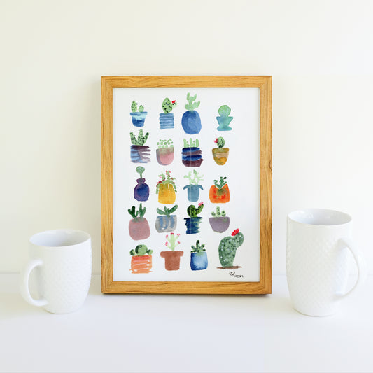 Lil Cactuses - Print