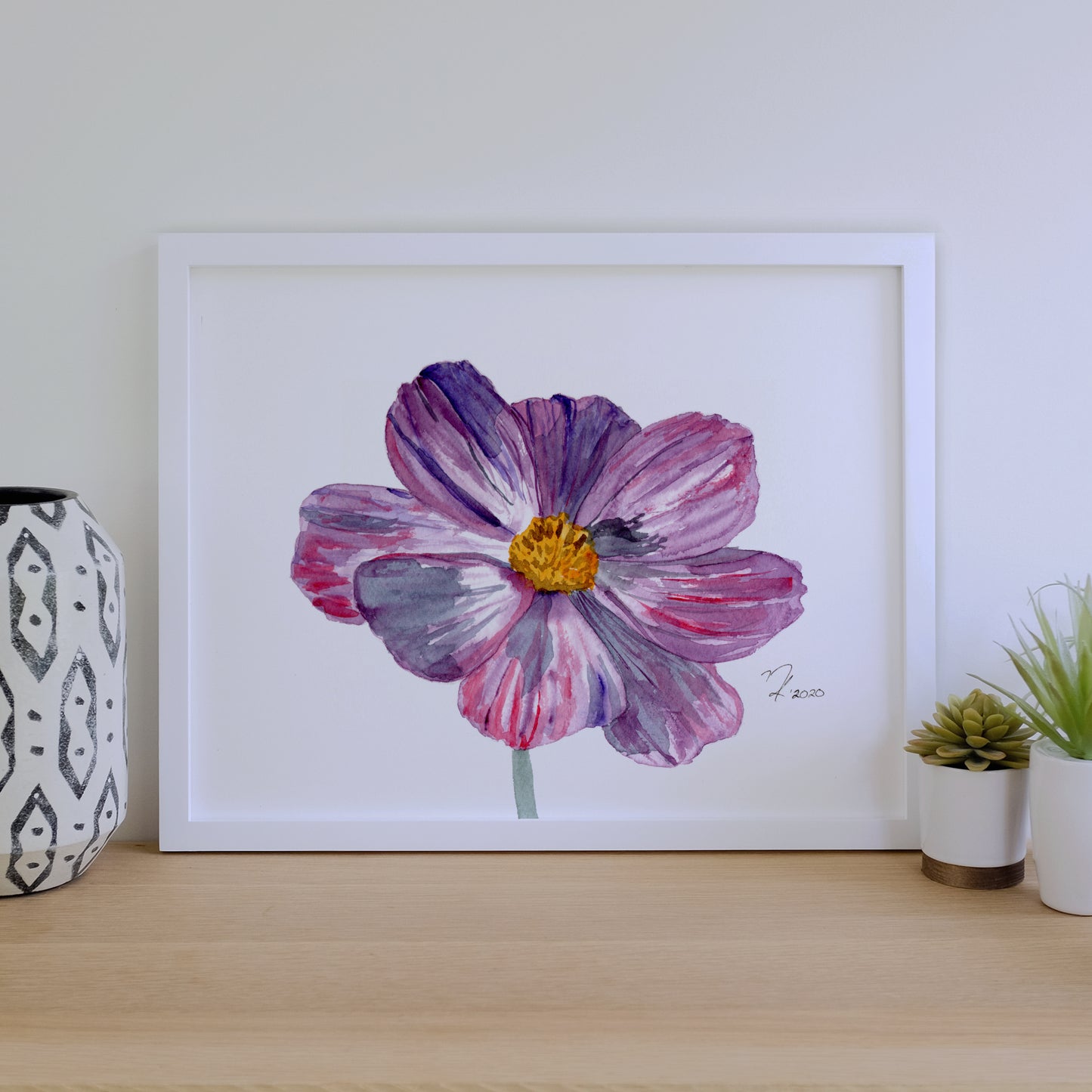 Purple Dahlia - Print