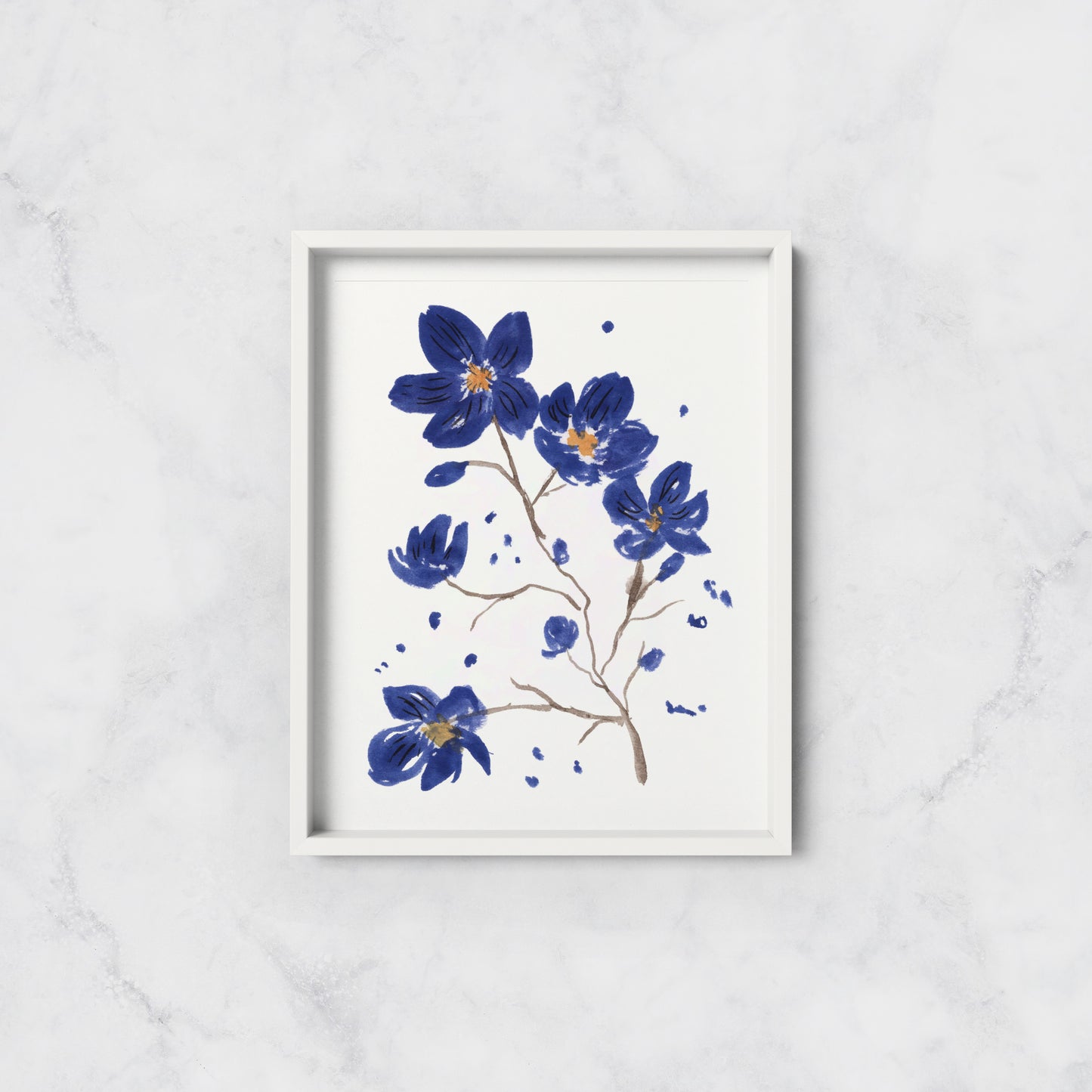 Violets Art Print