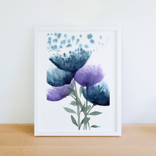 Windy Flowers - Print